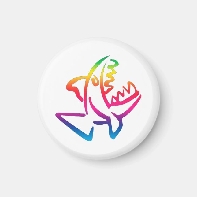 great rainbow shark magnet (Framsidan)