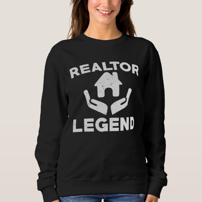 Great Realtor Legend Apparel Real Estate Broker T Shirt (Framsida)