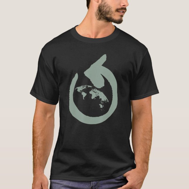 Great Reset, World Globe T Shirt (Framsida)