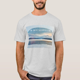 Great Sacandaga Lake - T-Shirt (borstad)