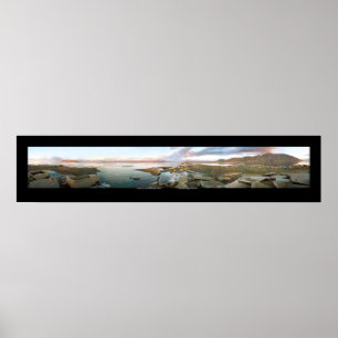 Great Salt Lake panorama Poster