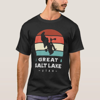 Great Salt Lake Utah Nationalpark Camping Retro T Shirt