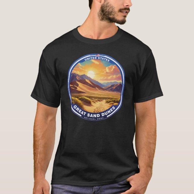 GREAT SAND DUNES National Park USA T Shirt (Framsida)