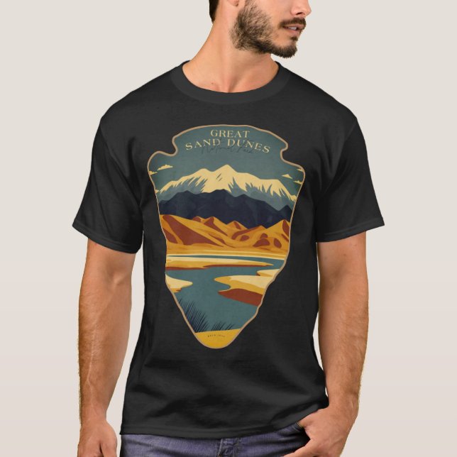 Great Sand Dunes nationalpark T Shirt (Framsida)