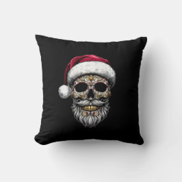 Great Santa Skull Magic Happy Kudde