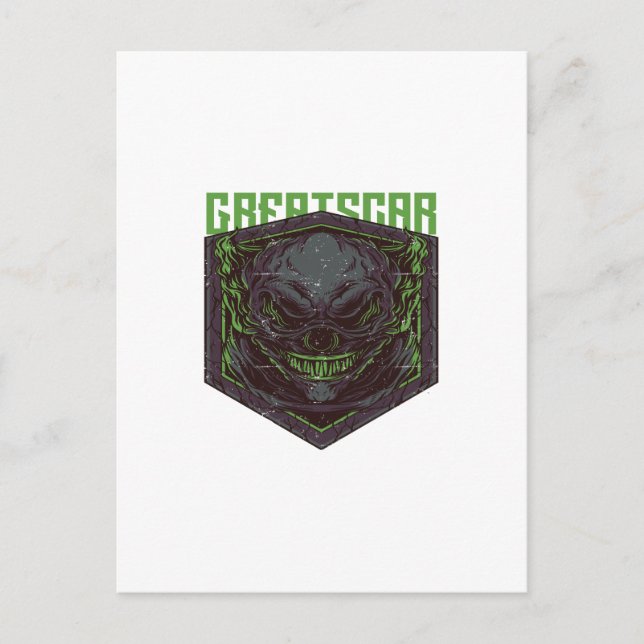 GREAT SCAR VYKORT (Framsida)