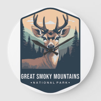 GREAT SMOKEY MOUNTAINS NATIONAL PARK CLOCK 2025 STOR KLOCKA