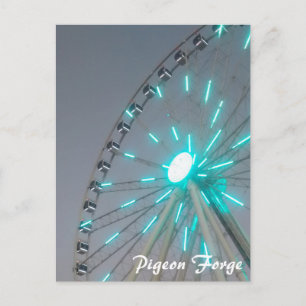 Great Smoky Mountain Ferris Wheel Pigeon Forge TN Vykort