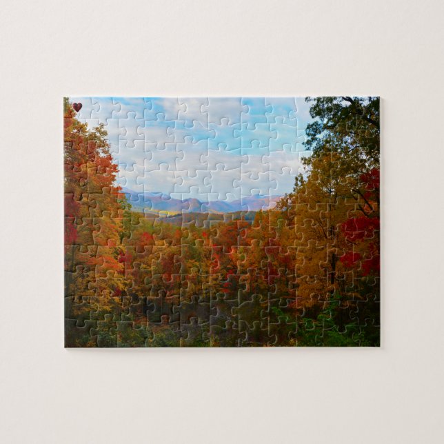 Great Smoky Mountain Tennessee Pussel (Horisontell)