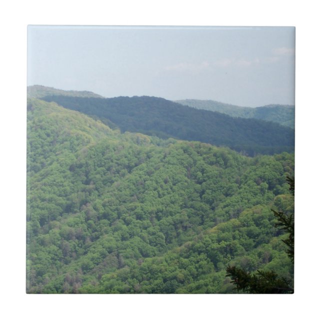 Great Smoky Mountains Kakelplatta (Framsidan)