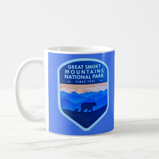 Great Smoky Mountains-mugg Kaffemugg (Vänster)