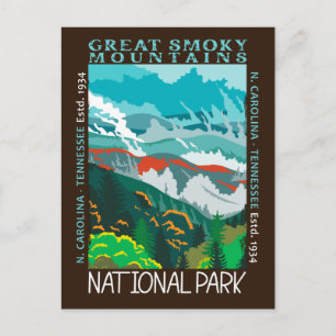 Great Smoky Mountains National Park i nöd Vykort