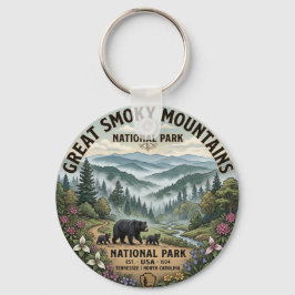 Great Smoky Mountains National Park Nyckelring | V