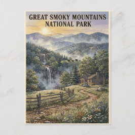 Great Smoky Mountains National Park Resa Vykort