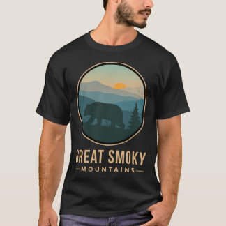 Great Smoky Mountains National Park Retro T Shirt