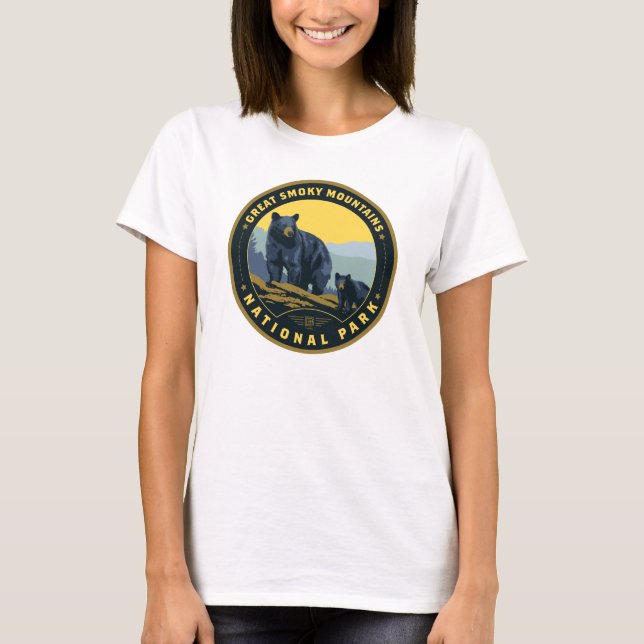 Great Smoky Mountains National Park T Shirt (Framsida)