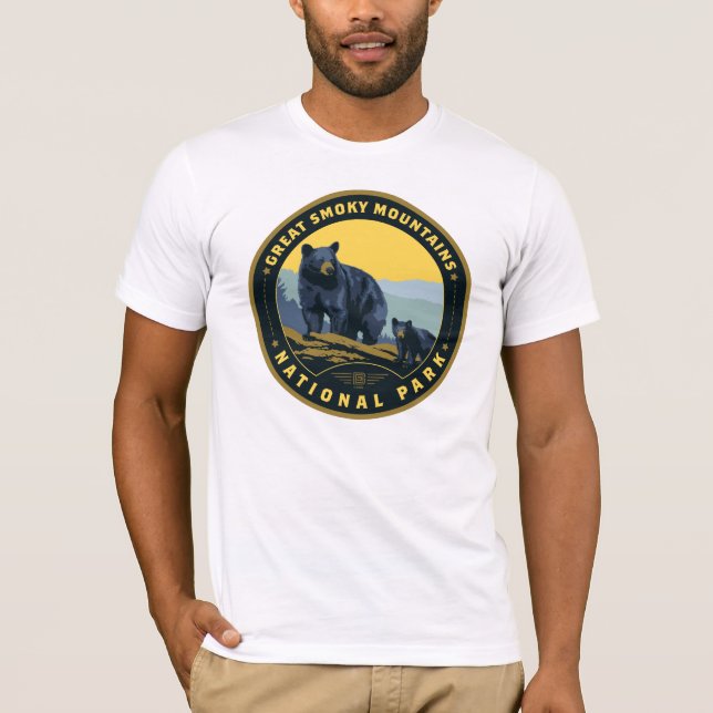 Great Smoky Mountains National Park T Shirt (Framsida)