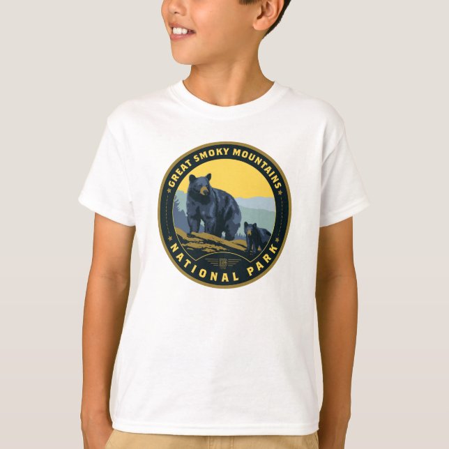 Great Smoky Mountains National Park T Shirt (Framsida)