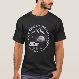 Great Smoky Mountains National Park T-shirt Män Kv