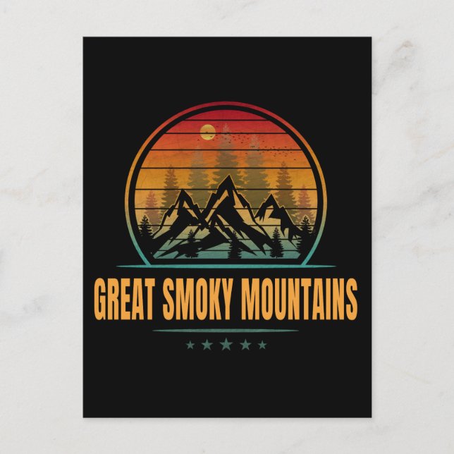 Great Smoky Mountains nationalpark Vykort (Framsida)