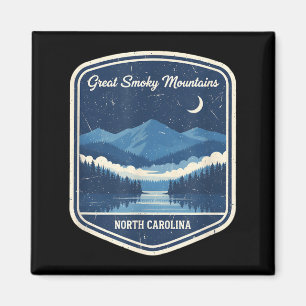 Great Smoky Mountains North Carolina Natur Vandrin Magnet