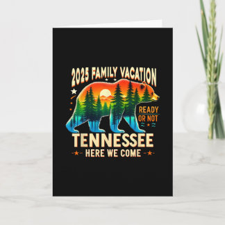 Great Smoky Mountains Tennessee Familjesemester 20 Kort