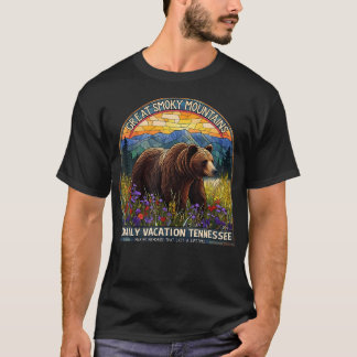 Great Smoky Mountains Travel Park Familjeutflykt T Shirt