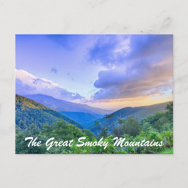 Great Smoky Mountains Vykort (Framsida)