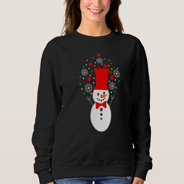 Great Snowman Winter Season Christmas Eve Feast Pa T Shirt (Framsida)