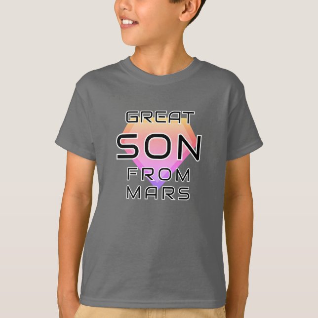 Great Son From Mars T Shirt (Framsida)