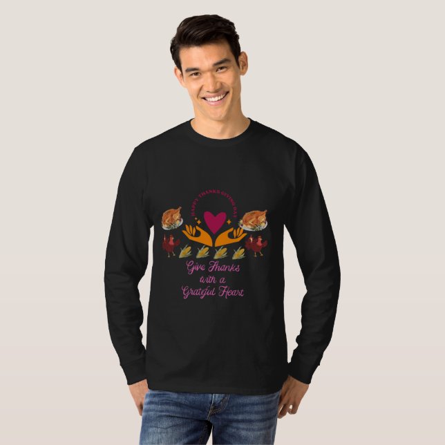 Great thanks giving day t shirt (Hel framsida)