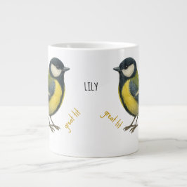Great Tit Personalized Bird Mug Jumbo Mugg
