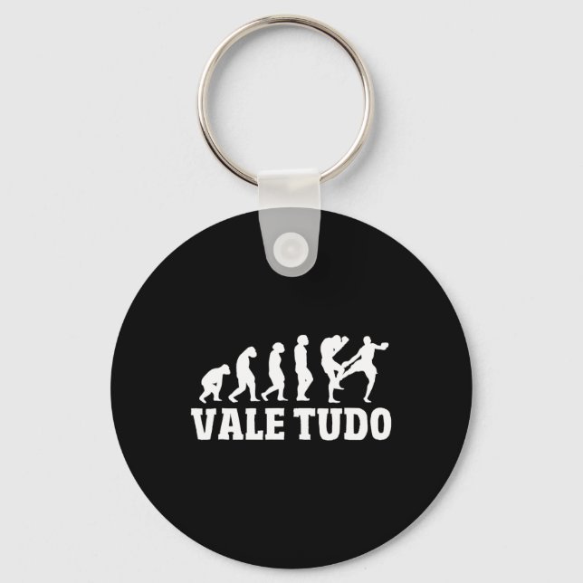 Great Vale Tudo Evolution Design Mma Kickboxning  Nyckelring (Framsida)