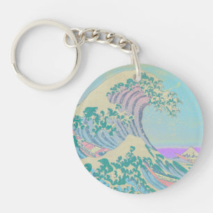 Great Wave Pastel Nyckelring
