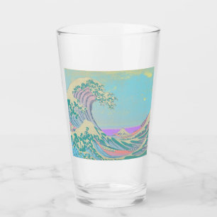 Great Wave Pastell Tumbler Glaskopp