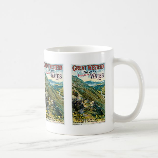 Great Western järnväg ~ Wales Kaffemugg (Höger)