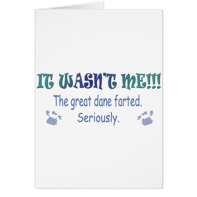 GreatDane Hälsningskort (Framsidan)