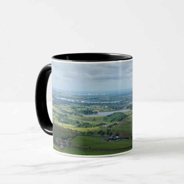 Greater Manchester från Blackstone Edge Mugg (Framsida vänster)