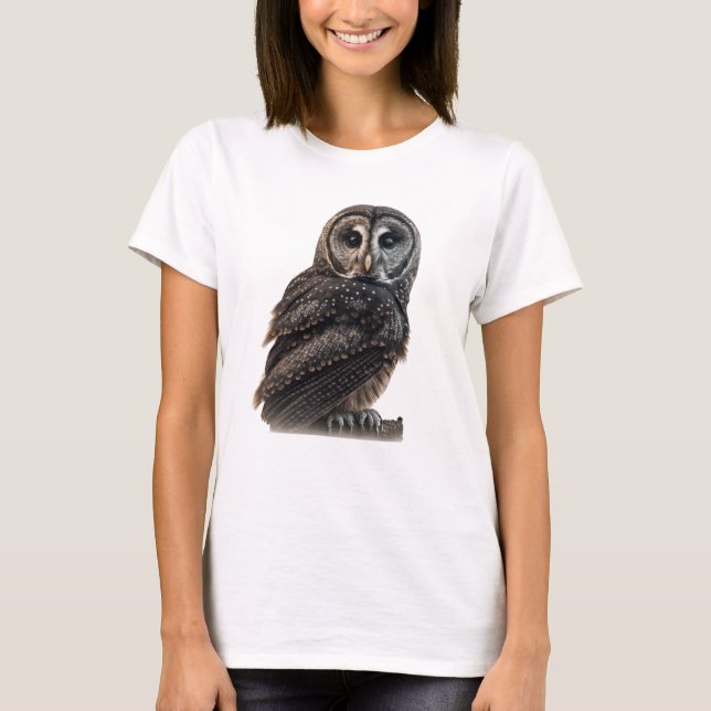 Greater Sooty Owl T-Shirt (Framsida)