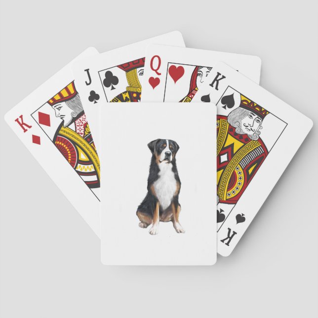 Greater Swiss Mountain Dog (A) Casinokort (Baksidan)