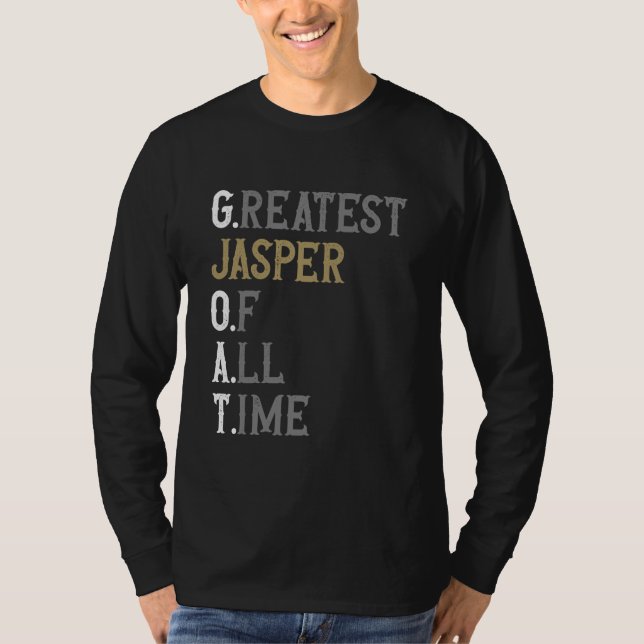 Greatest Jasper of all time GOAT Jasper T Shirt (Framsida)