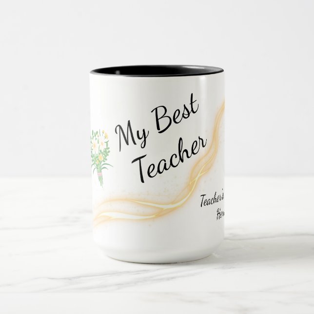 Greatest Teacher Coffee Mug Mugg (Center)