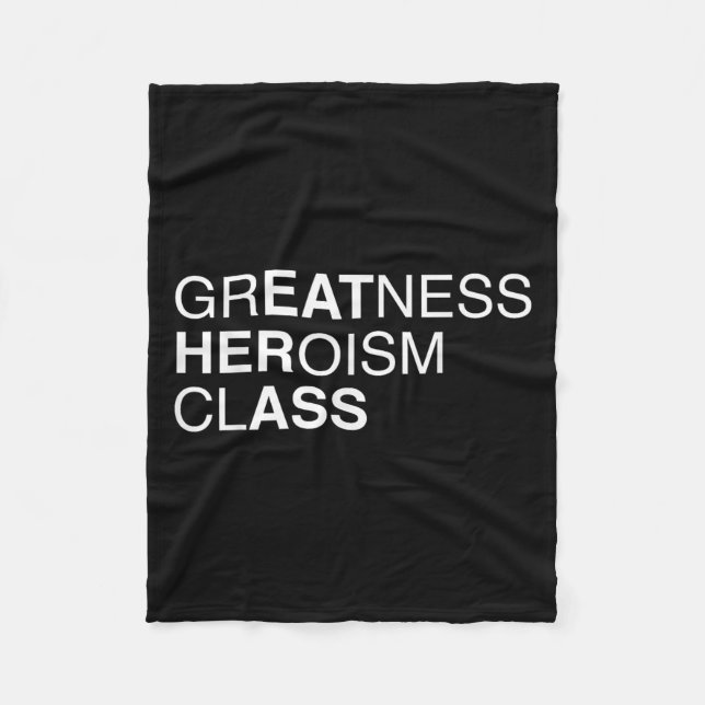 Greatness Heroism Cl Eat Her As$ Funny Pun Sarcasm Fleecefilt (Framsidan)