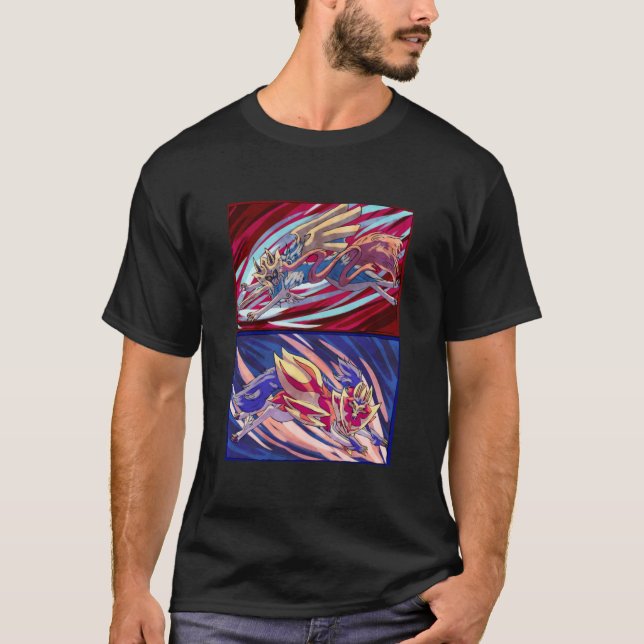 Greatwolves Zacian Zamazenta Classic T Shirt (Framsida)