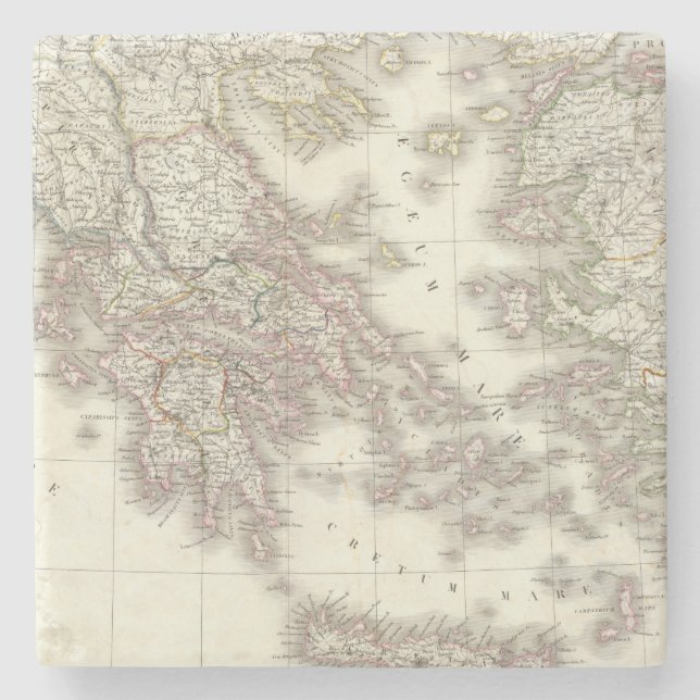 Grece ancienne - forntida Grekland Underlägg Sten (Framsidan)