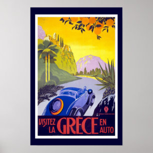 Grece Vintage resor Poster