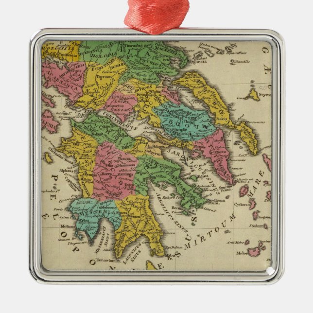 Grecia Antiqua Julgransprydnad Metall (Framsidan)