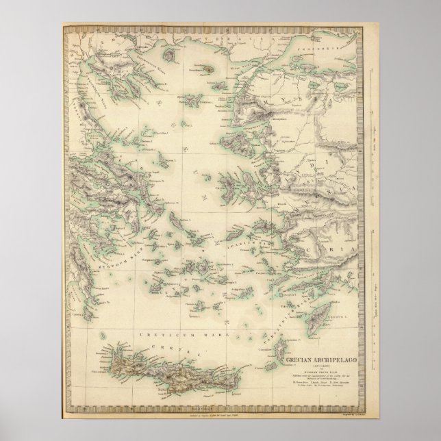 Grecian Archipelago, gammal Poster (Framsidan)