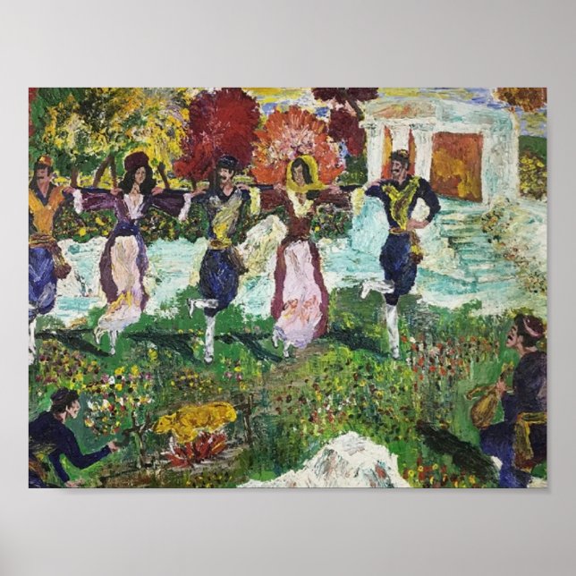 Grecian Festival Poster /Sarr (Framsidan)