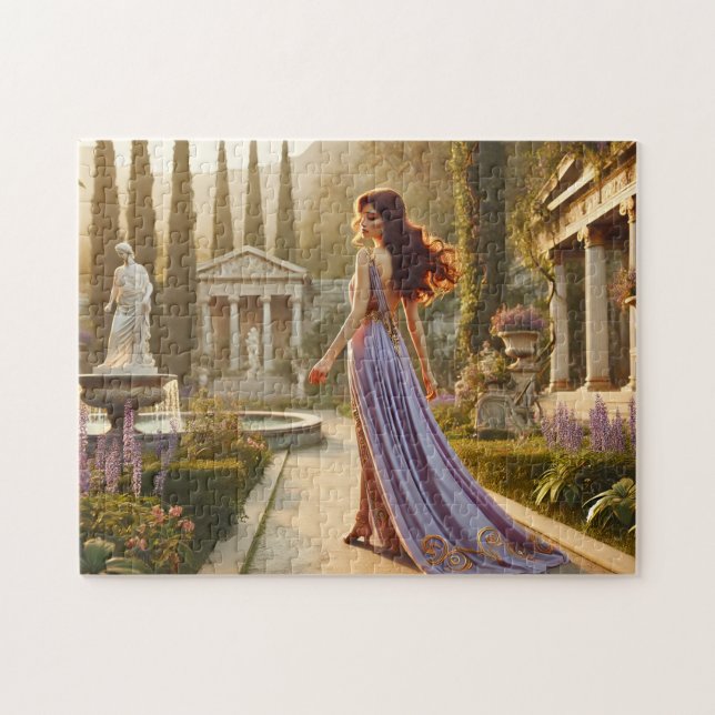 Grecian Goddess Fantasy Classical Garden Elegance Pussel (Horisontell)